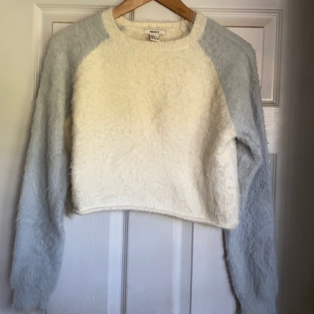 Fuzzy, soft sweater